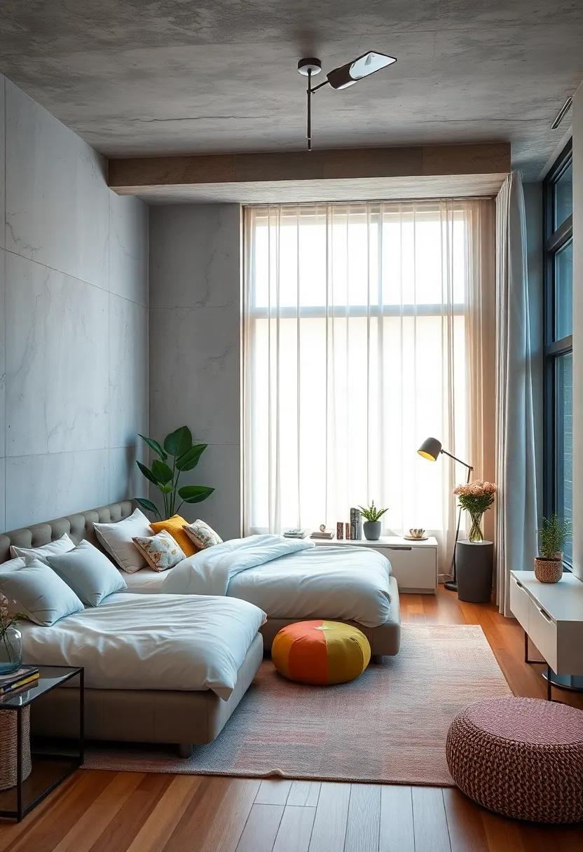 Sleek and⁢ Stylish: Opt for a‌ modern ⁣aesthetic with ‌clean​ lines, ‌statement lighting, and minimal decor for an ‍elegant space that feels ‌like a chic ‌retreat