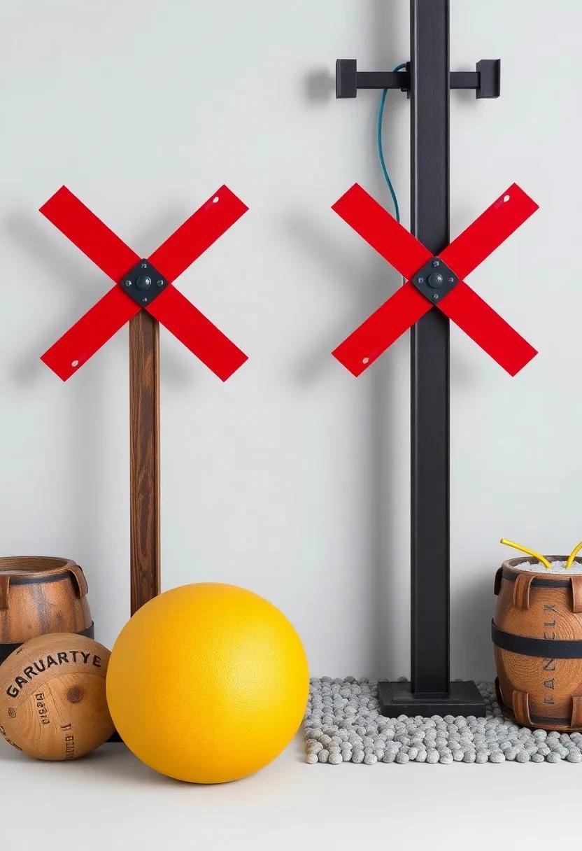 Railroad Crossing Sign Decor: Hang decorative railroad crossing signs to enhance ‌the theme and add a splash of charm