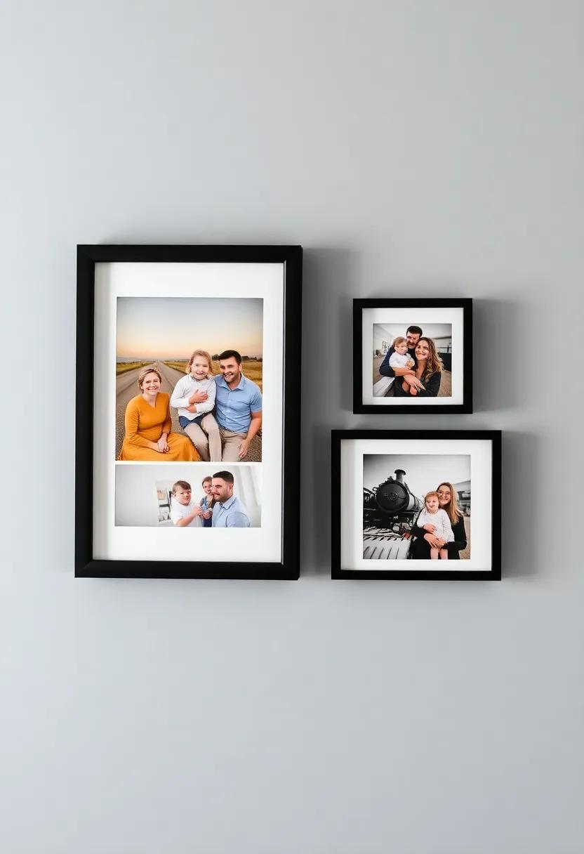 Steam engine Photo Frames: Decorate with​ frames shaped like steam engines, perfect for displaying⁢ cherished family ‌photos