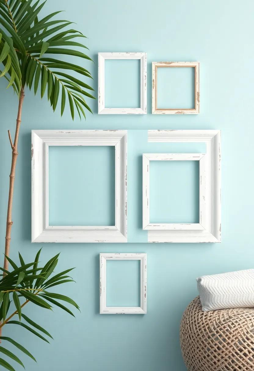 Beachy Picture ⁢Frames: Use whitewashed or distressed picture frames that ‍vibe with the coastal theme,showcasing beach memories