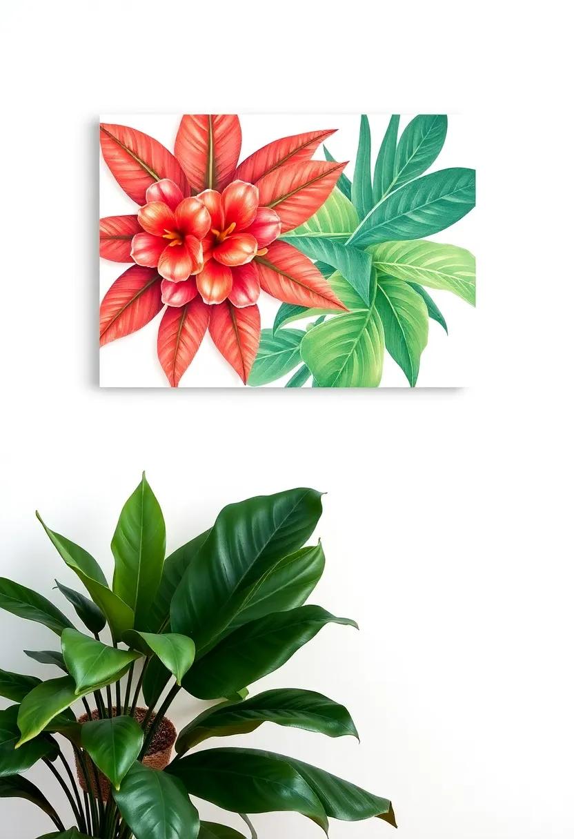 DIY ‍Tropical ‌Canvas Art: ⁤Get​ creative⁤ and⁣ make ​your​ own ​tropical-themed canvas art with bold colors and‌ fun patterns