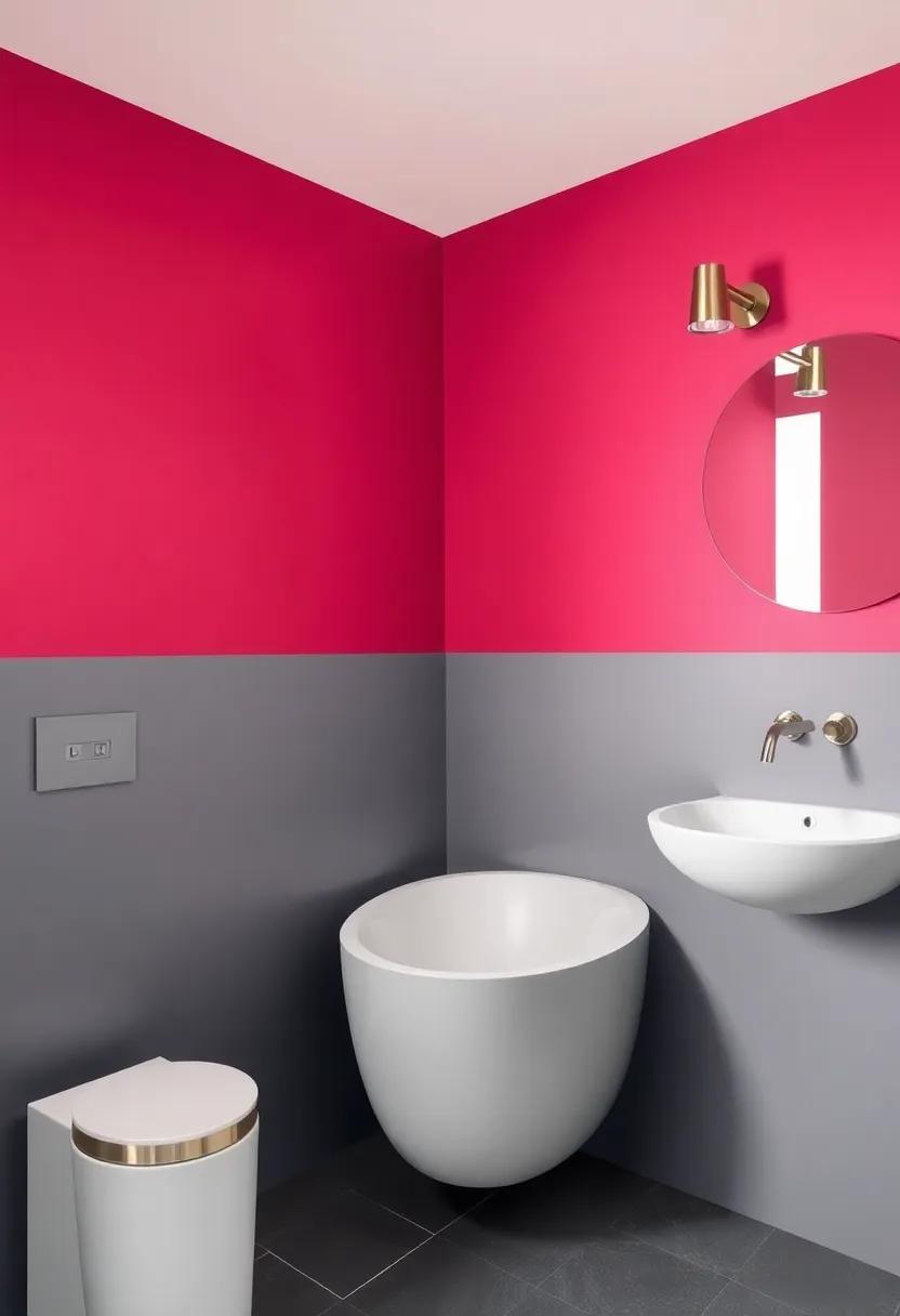 charismatic ⁣Raspberry and cool Gray with Metallic Highlights: Pair bold raspberry with cool gray to create an inspiring palette, while metallic accents add ⁤a contemporary twist that catches the ⁤eye