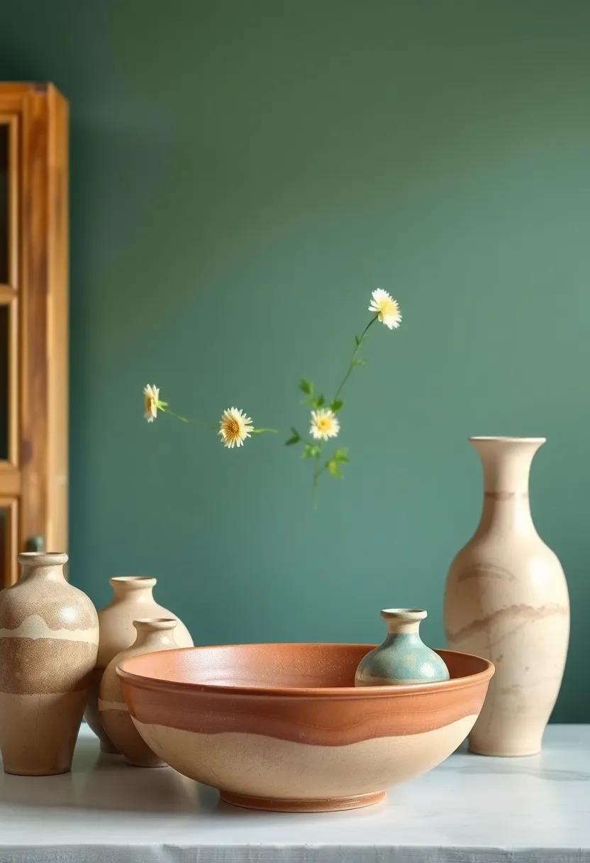 Handcrafted Pottery:‍ Choose handmade pottery pieces that reflect rustic elegance,such as vases or bowls,perfect for displaying seasonal flowers⁣ or decorative⁢ accents