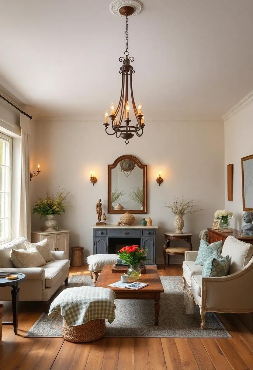 Shabby Chic Lighting fixtures: Invest ‌in​ unique chandeliers or ‌wall sconces with a distressed‍ finish, casting a warm glow that adds to the inviting‌ atmosphere