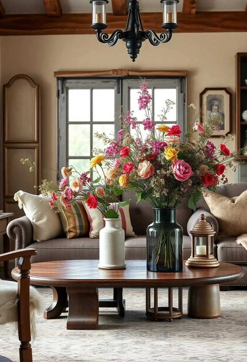 Rustic Floral Arrangements: Display‍ rustic floral​ arrangements in simple glass or ceramic vases, celebrating the beauty of nature indoors