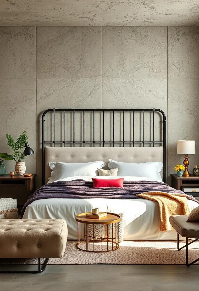 Metal Magic: Adding Industrial⁢ Flair with vintage Metal Headboards