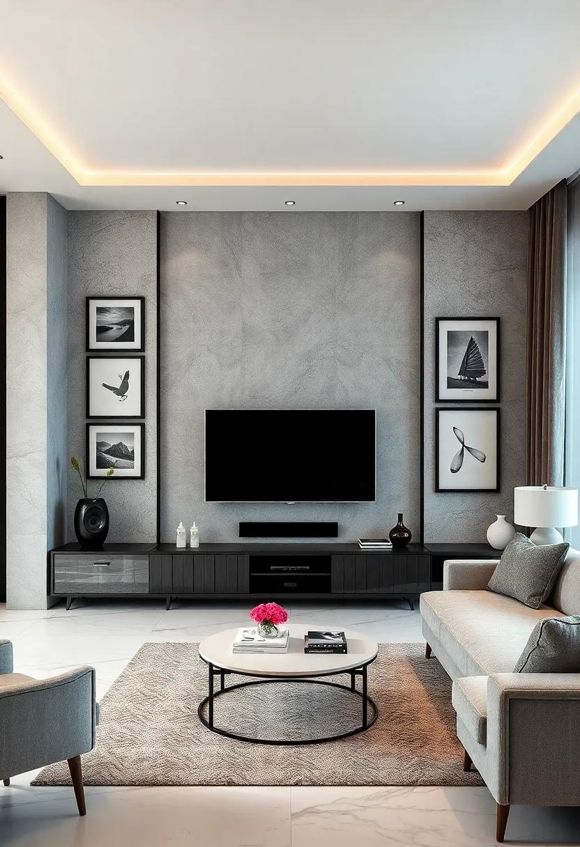 Artistic ⁢Displays: Using Gallery ‍Walls to Elevate TV Areas