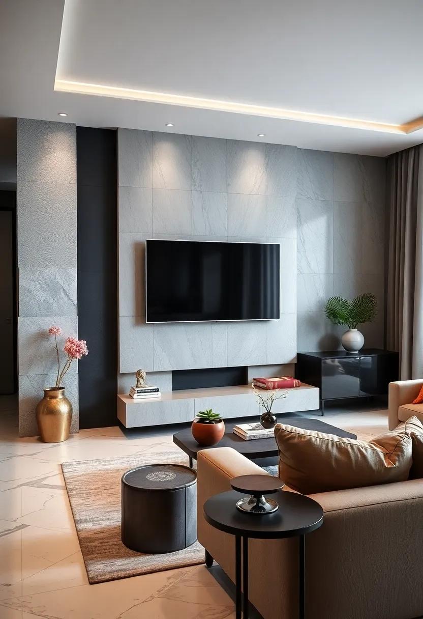 Sophisticated ​Accessories: Elevating Your TV Wall ​with‍ Thoughtful ‍Details