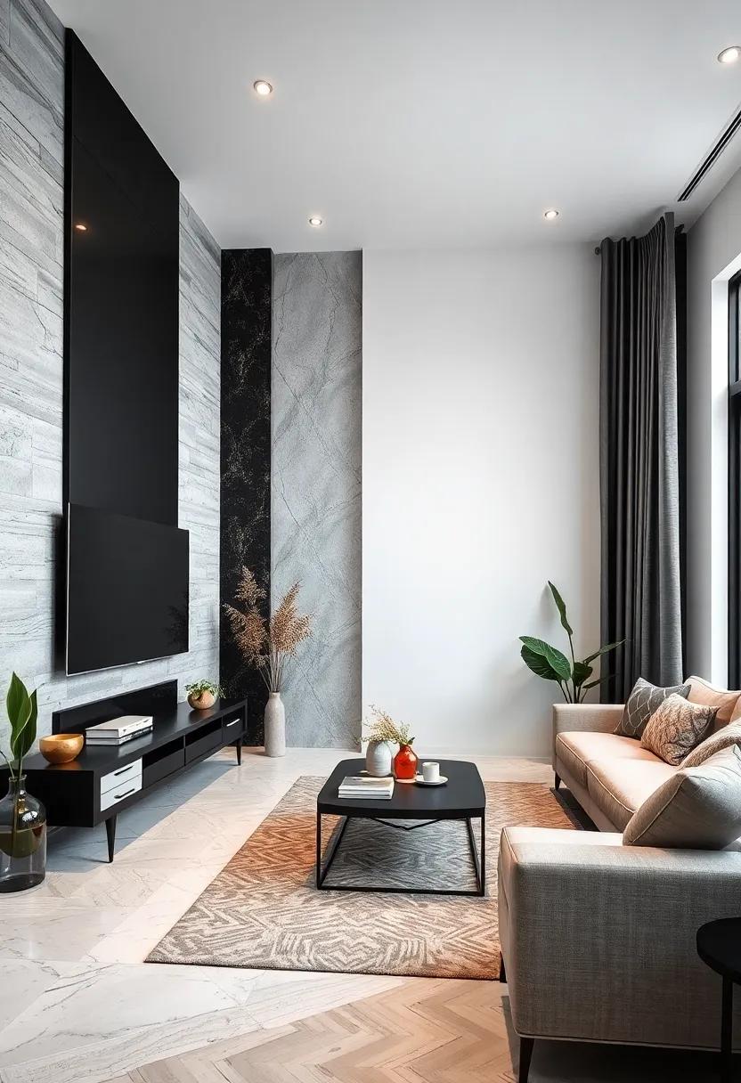 Spatial Harmony: Integrating⁢ Black ⁣and⁤ White Walls with Room Design