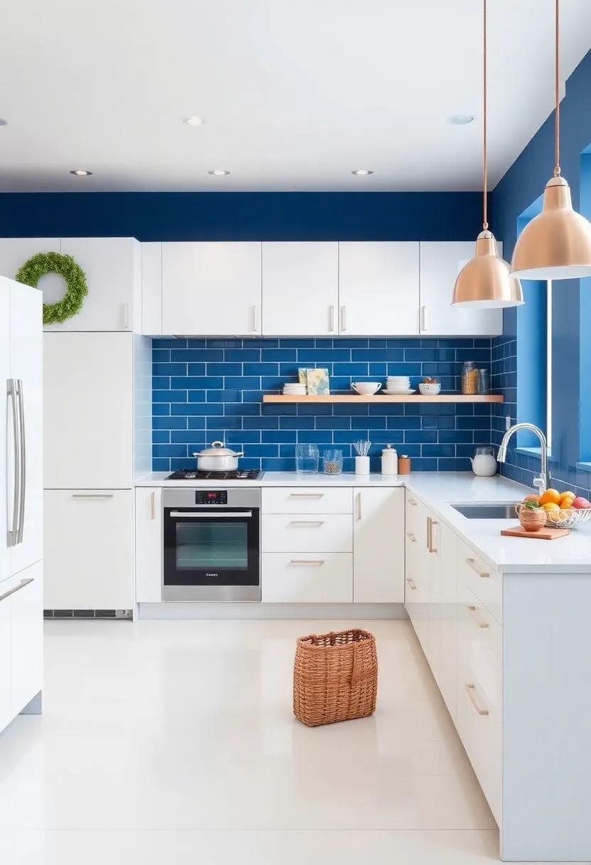 Seasonal Decoration: Allow the blue and white⁣ aesthetic to serve as a neutral backdrop for ​seasonal decorations,⁣ enhancing your kitchen's ​versatility throughout the year