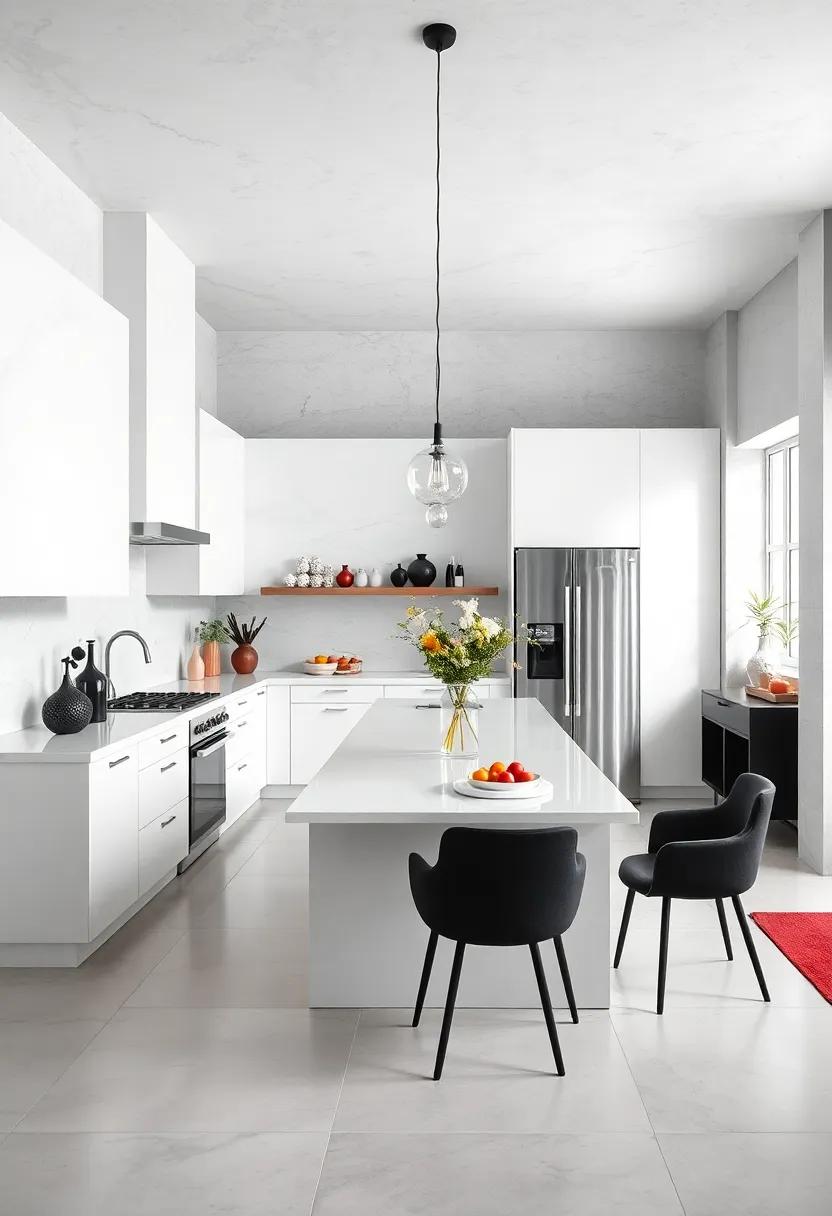 Contrasting Elements: Merging Black and White for a Striking Look