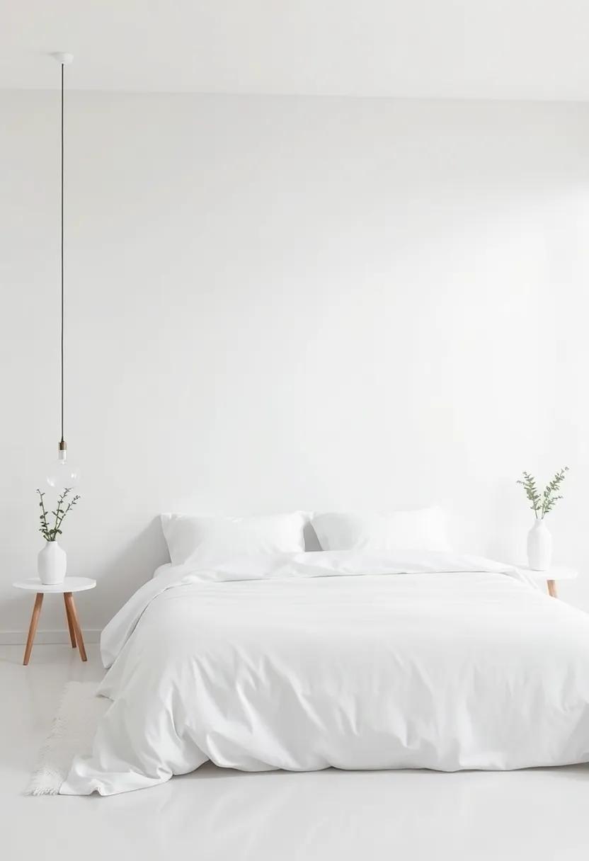 Creating Harmony with Thoughtful Color Choices in White Minimalism