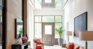 Reflections of Sophistication: Designing an Elegant Entryway with Mirrored Ceilings