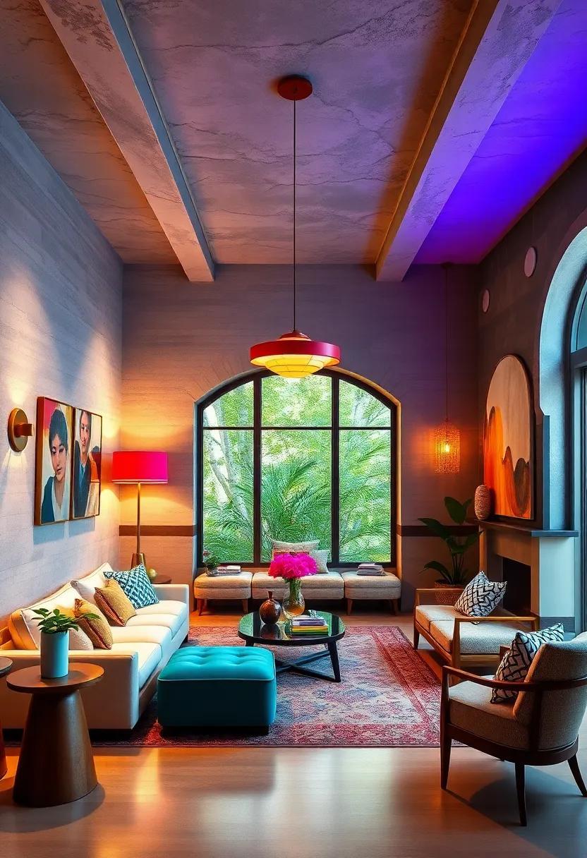 Illuminate Boldly: Embracing Maximalist Lighting with Vibrant Fixtures