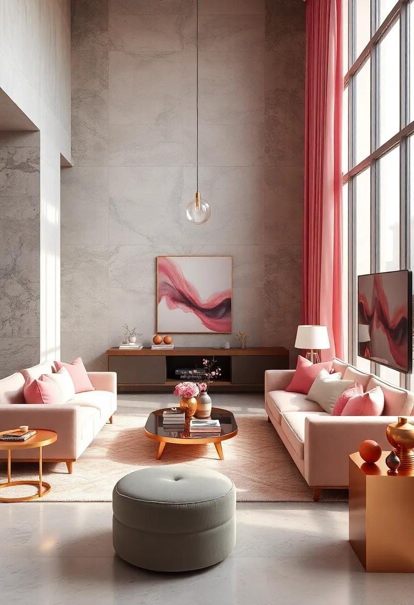 Embracing Elegance: The Allure of Pink and Rose Gold Luxury Interiors