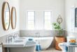 Transform Your Space: Creating a Serene White and Blue Coastal Bathroom Retreat