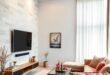 25 Chic Ideas for Small Living Rooms Featuring Wall-Mounted TVs to Maximize Space