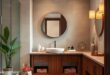 23 Inspiring Bathroom Decor Ideas to Elevate Your Space with Brown Cabinets