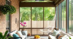 25 Dreamy Screened Porch Lounges Featuring Hammocks and Swings for Ultimate Relaxation