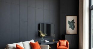 25 Stunning Ways to Style Luxury Dark Walls with Bright Metallic Furniture
