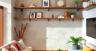 24 Inspiring Small Living Rooms Featuring Stylish Floating Shelves for Space Optimization