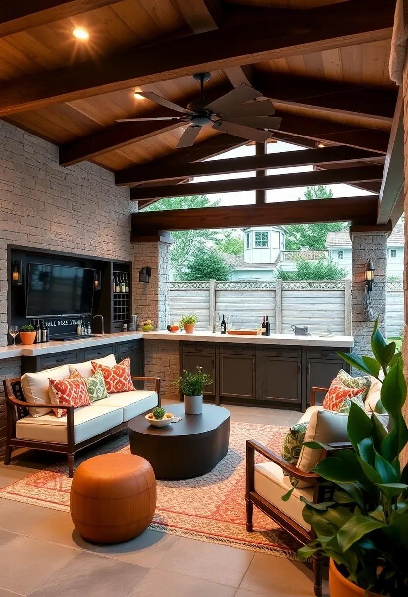 27 Stunning Patio Bars Featuring Wine Racks for the Perfect Outdoor Escape