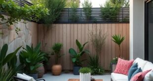 29 Inspiring Minimalist Garden Fence Ideas for a Sleek and Serene Outdoor Space