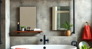 27 Inspiring Industrial Bathrooms Featuring Unique Pipe Shelving Designs