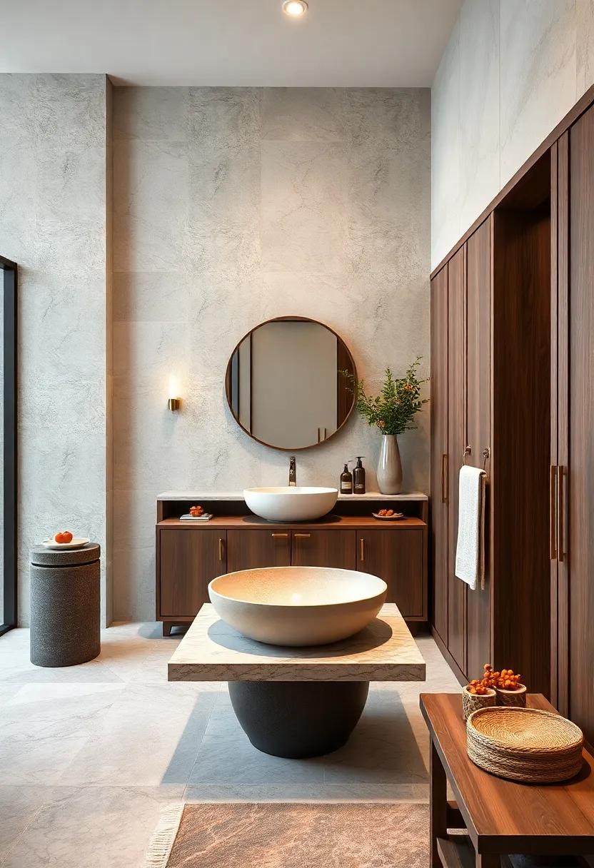 Unique Sink Styles: Consider ‍a vessel sink that contrasts with the cabinetry,‍ adding an artistic‍ element that enhances your⁣ bathroom’s overall design