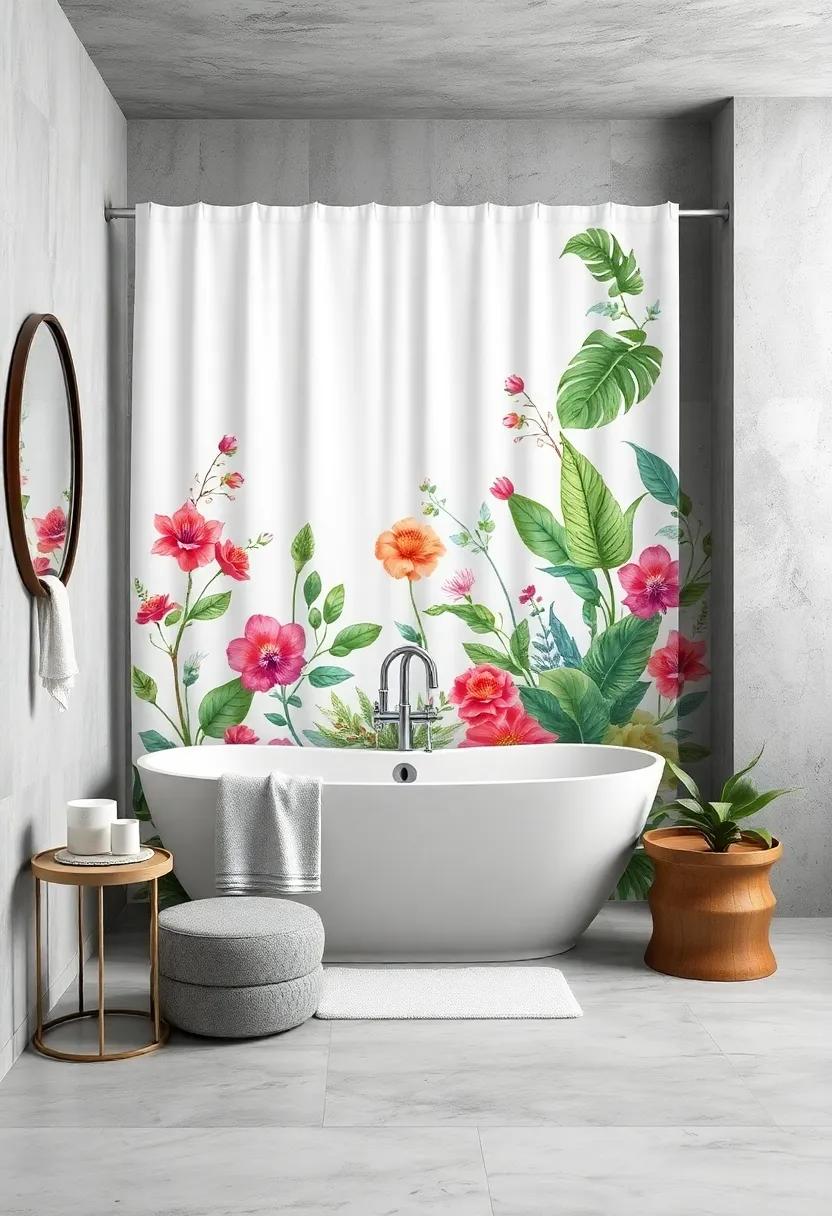 Botanical Bliss: transform ⁤your bathroom into a serene garden oasis with lush floral patterns that ⁤invite nature‍ indoors