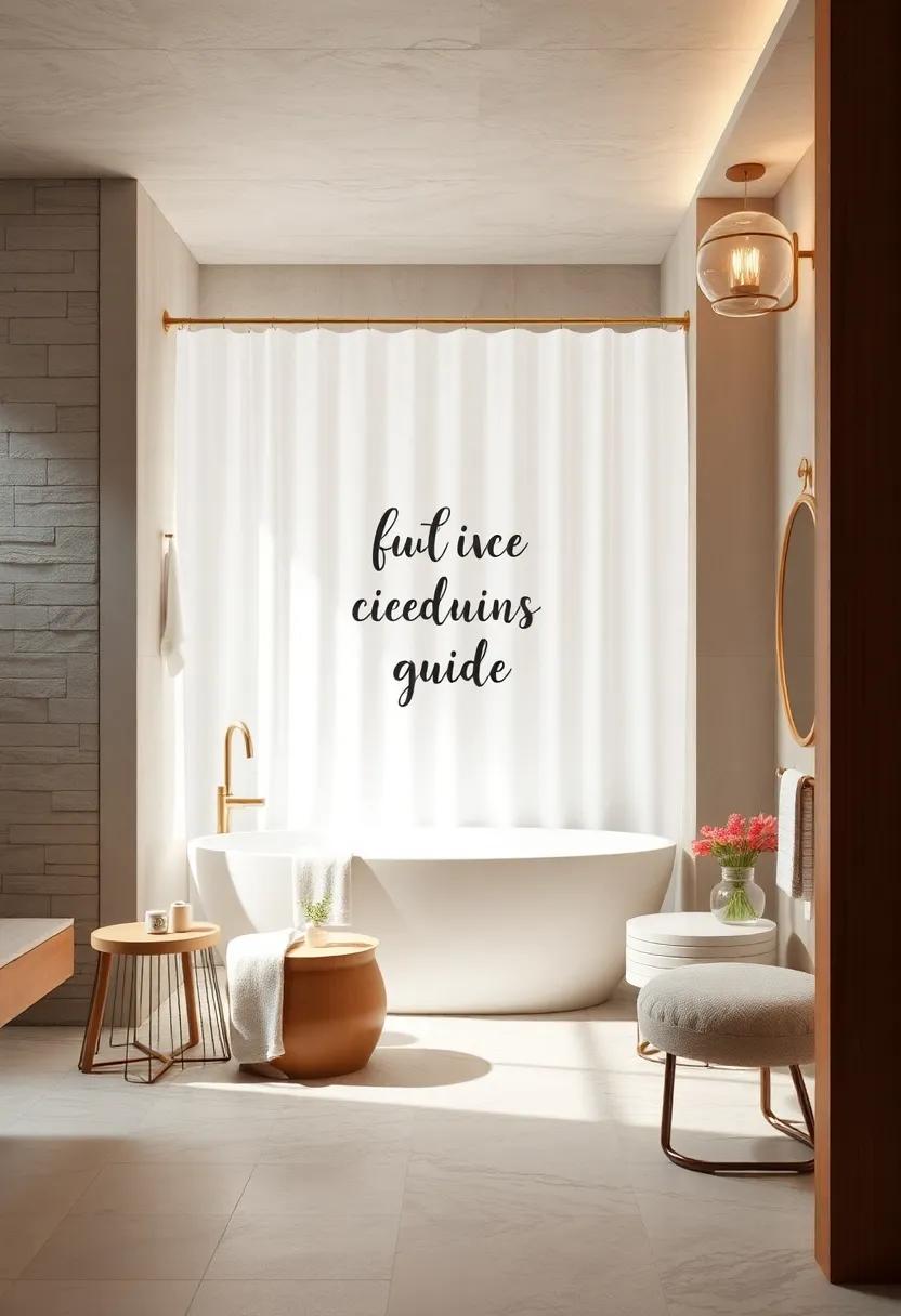 Customizable Prints: Opt for a shower curtain​ that allows personalization, so ⁣you can incorporate⁣ your favorite quotes or ⁤images into your bathroom decor