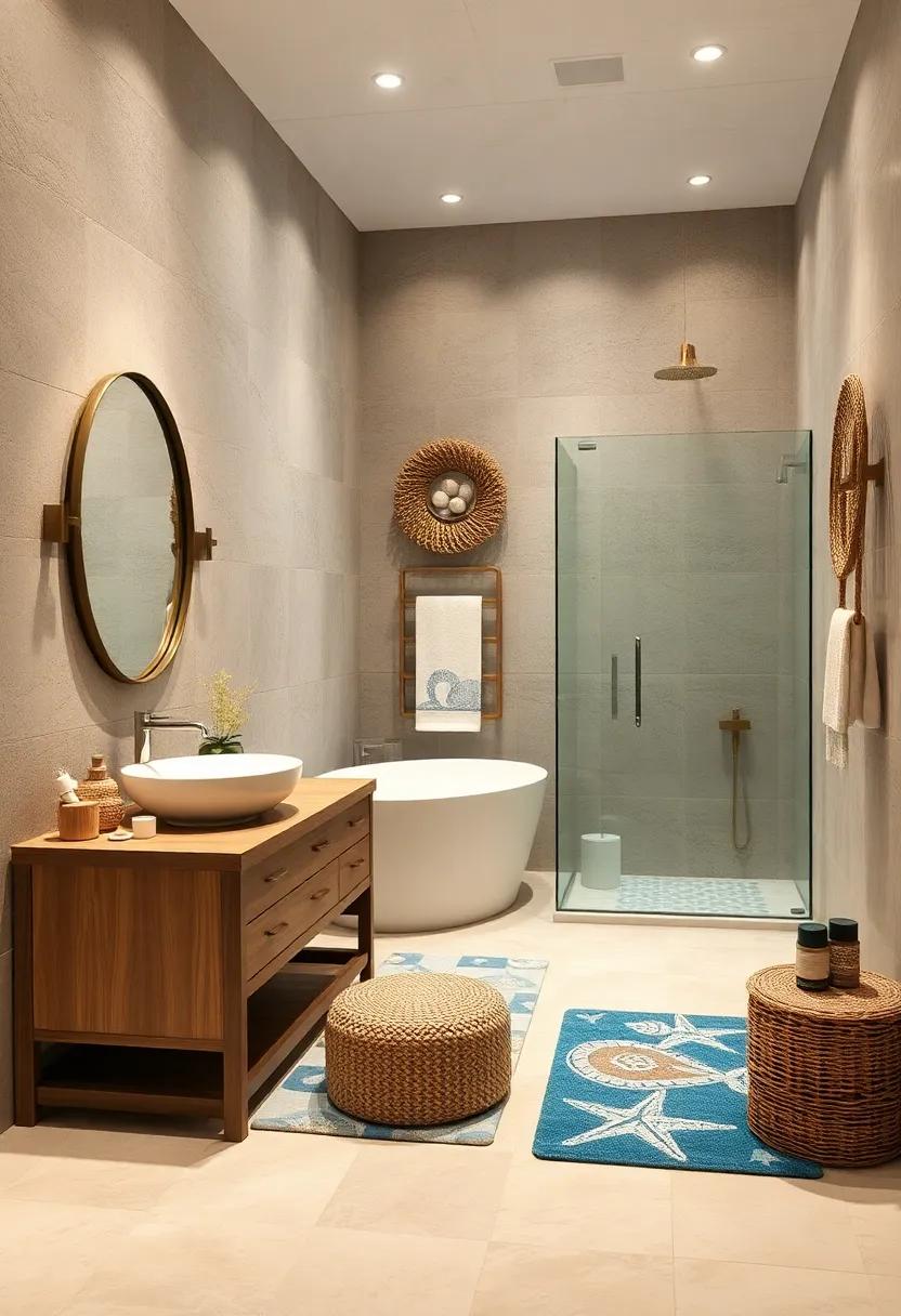 Incorporating Beach-Themed Textiles: Towels and Mats in Sea Life Patterns