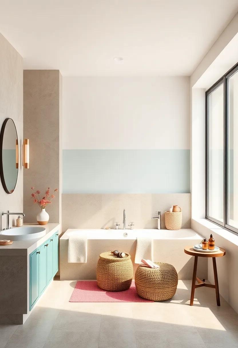 Sophisticated Color Blocking: Patterns and Hues That Evoke Serenity and Tranquility