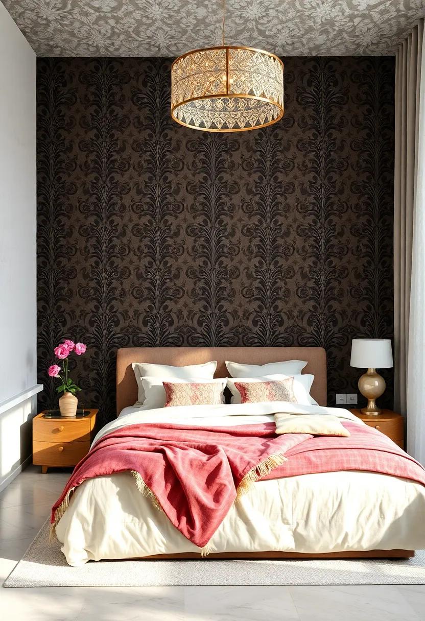 Elegant⁣ Damask Patterns:​ Add a touch of ⁣sophistication‌ to your bedroom ⁤with ​intricate damask vinyl decals that‍ exude classic⁢ beauty