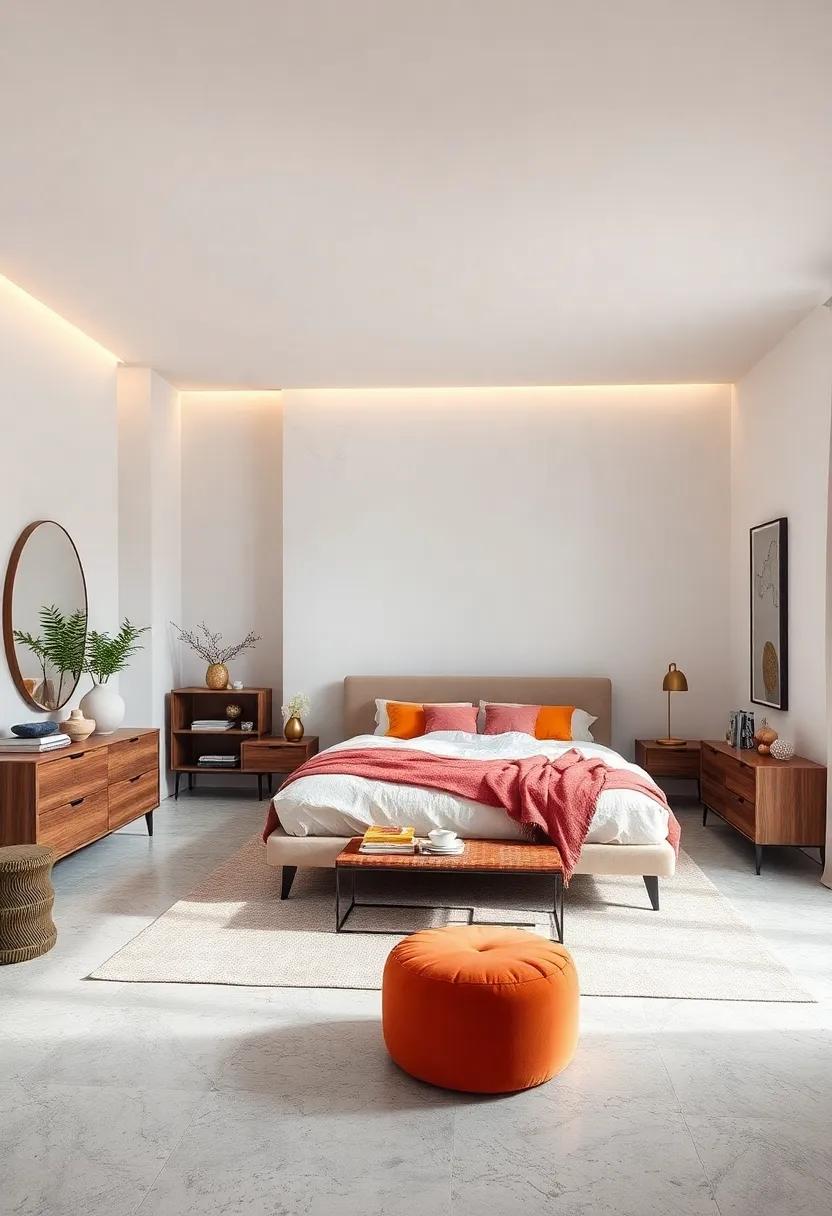Embrace ⁣Minimalism: ⁢opt for sleek,⁢ simple furniture pieces that create an open and ‌airy atmosphere ‍in your⁣ bedroom