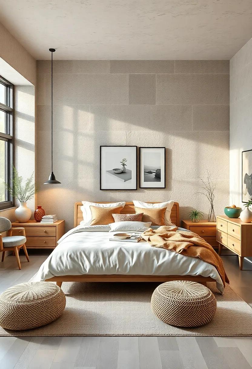 inspired by Scandinavia: Choose⁢ light-colored wood ⁤furniture and soft ⁤textiles to achieve a Scandinavian-inspired sanctuary