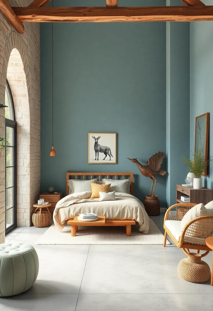 Beachy Dreams: Soft Blues and Sandy Browns for a ⁣Coastal Rustic Feel