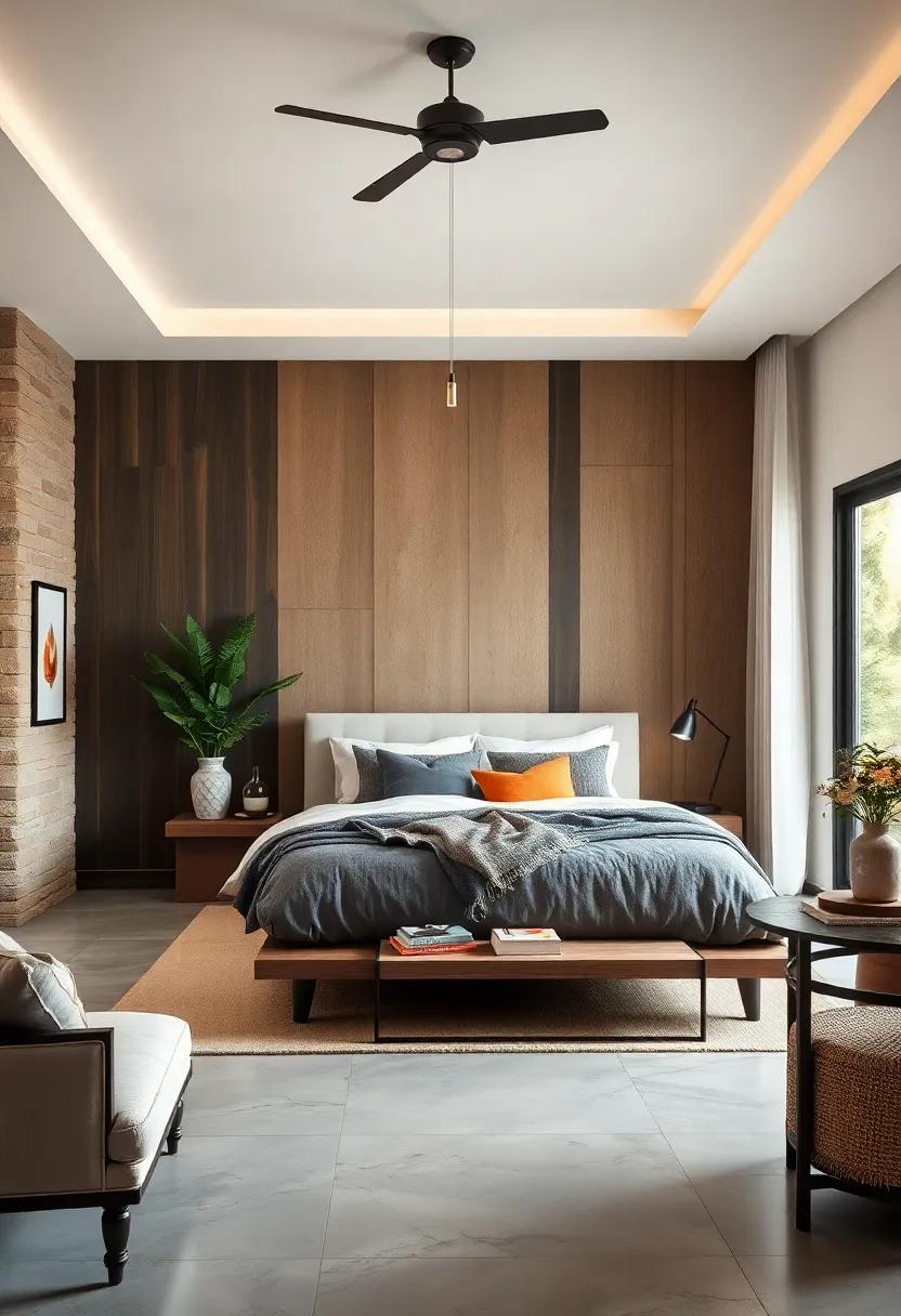 Rustic Elegance:‍ Combining‌ Dark Woods with Soft Paint Shades