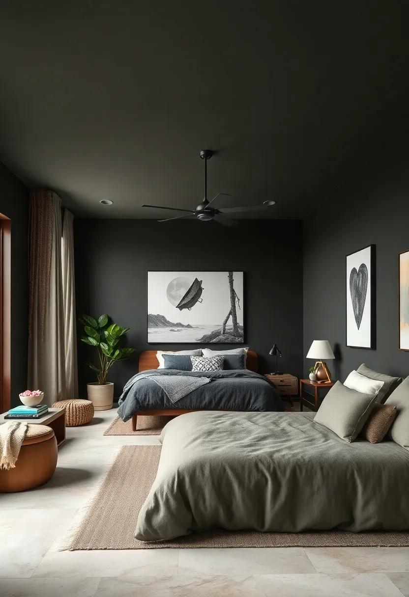 Black​ Olive - Infused ​with ‍subtle green hues, black olive can create a rustic yet contemporary vibe,‌ perfect for ⁣nature-inspired ⁤decor