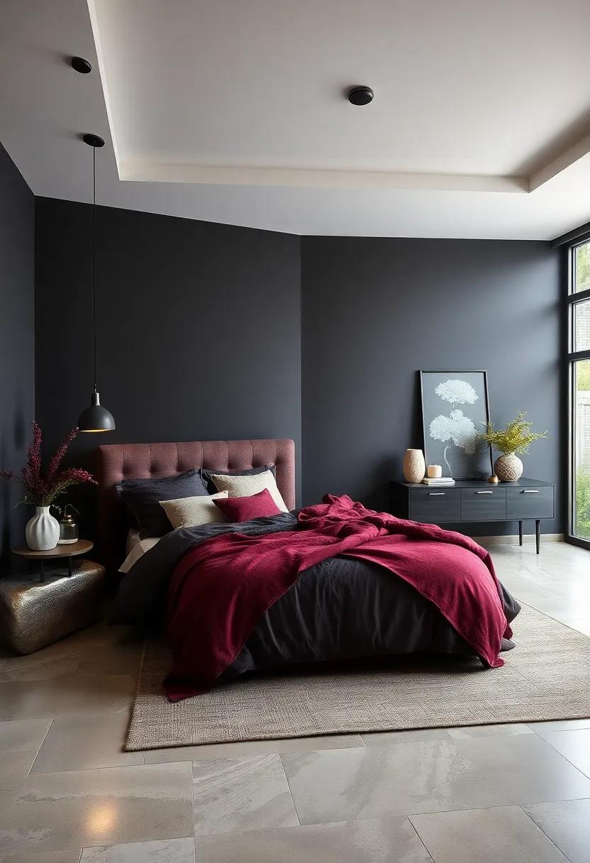 Burgundy Black ‍- With ​a touch of rich red, burgundy black creates warmth and intimacy, enriching the atmosphere⁤ of your private space