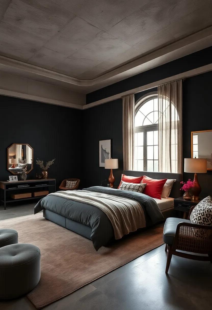 Carbon - This dark,shadowy hue provides a grounding effect while promoting ⁢a sense of peace and tranquility in your personal retreat