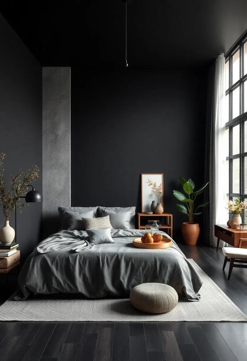 Charcoal Mist ‍- This soft, wispy shade of ‍black offers an ethereal‍ feel, making your ​space feel airy while maintaining a⁢ grounded elegance