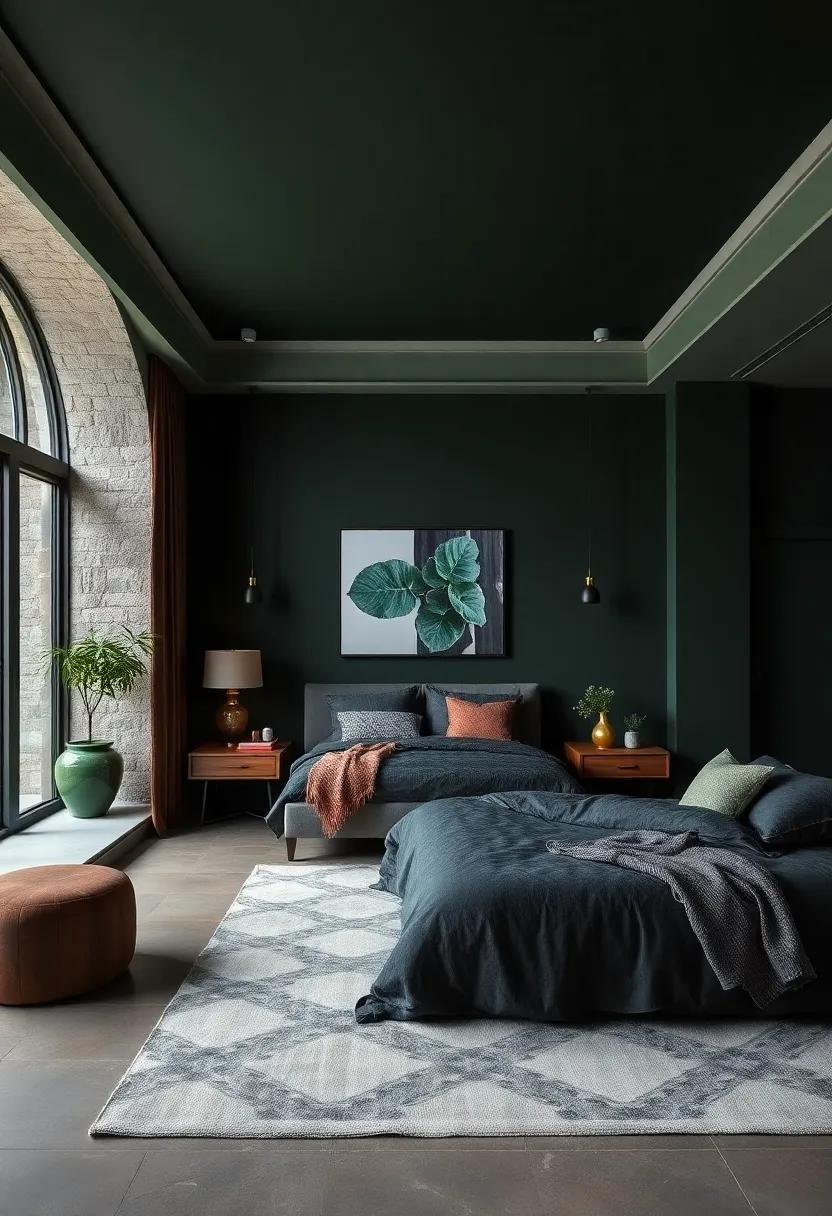 Deep ⁤Seagreen - This mysterious ⁣color melds deep green tones‍ with black, offering⁢ a tranquil yet bold statement perfect for relaxation