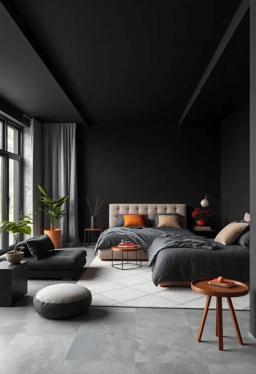 Ebony - A classic choice,ebony adds depth and richness,making your room feel both elegant and intimate