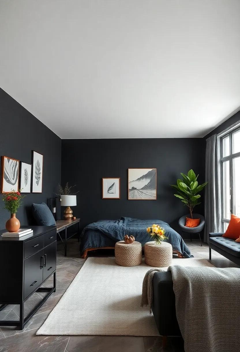 Soft Black -‌ A softer ​take on black, this shade brings warmth⁤ into the room,​ perfect for balancing ⁣bold decor ​choices