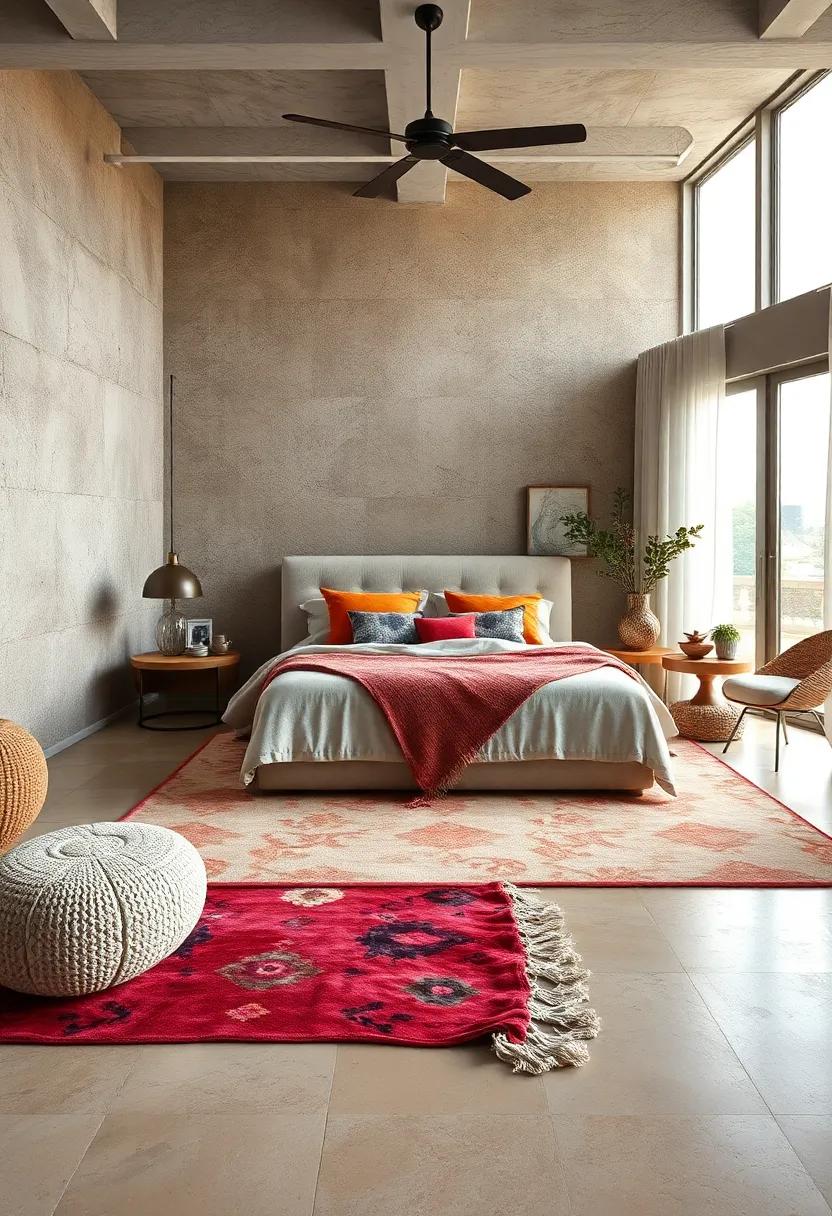 Layering Rugs for Texture and warmth ‌in ⁢a Fearlessly Styled⁣ Bedroom