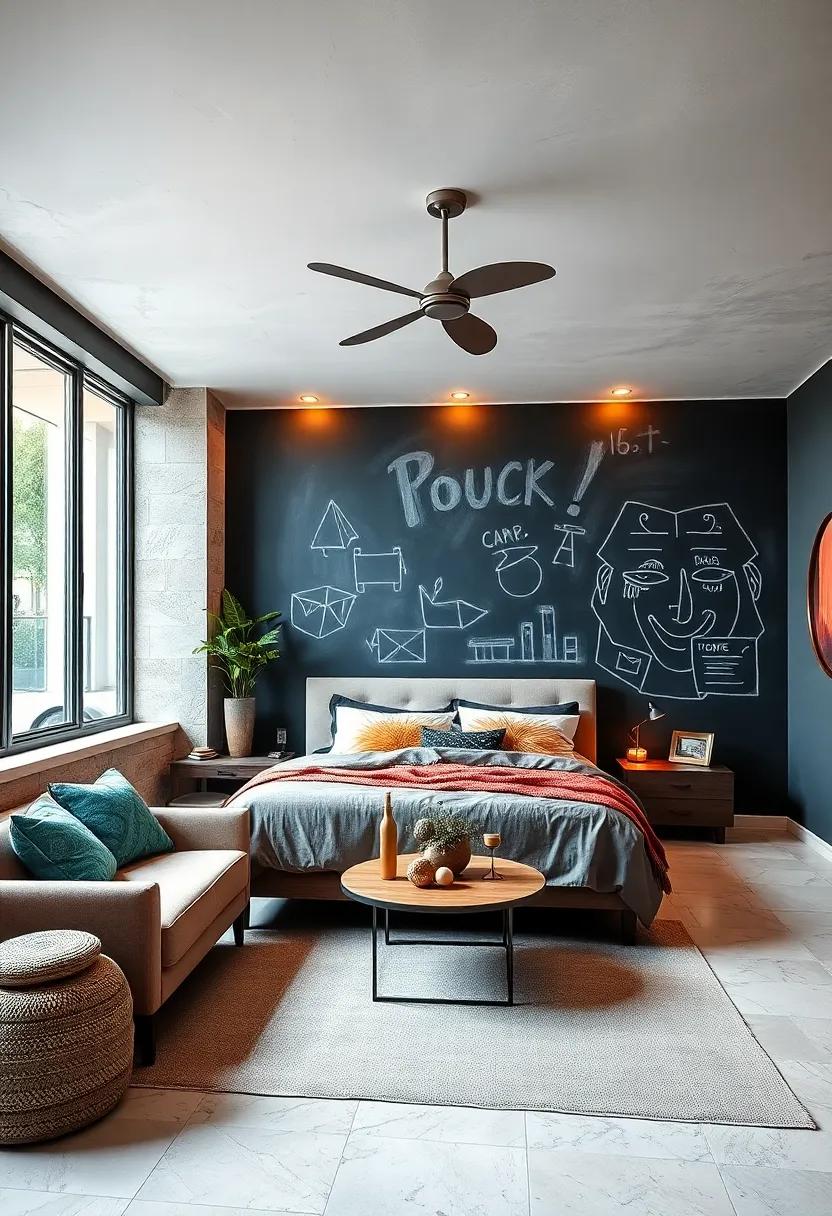 Opt for Interactive Elements Like‌ chalkboard Walls for Creative Expression