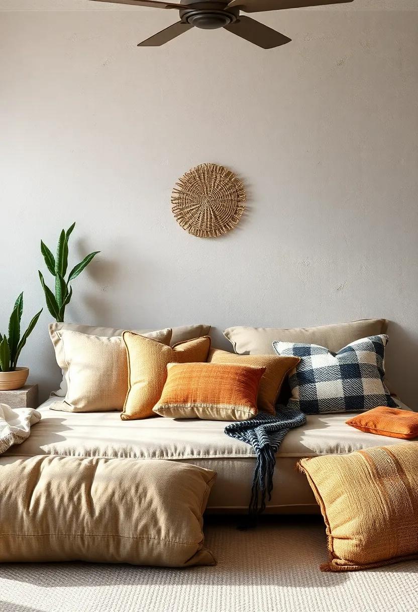 Earthy ‍Textures: Incorporate pillows with natural fabrics like jute or linen to⁣ add tactile ‌interest and⁢ a⁣ grounded feel to a boy's room, perfect for an⁣ earthy theme