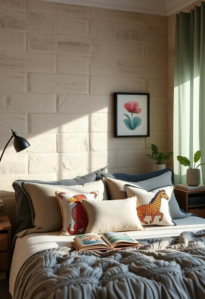 Heroic ⁢tales: Select pillows adorned with classic storybook motifs that foster a ‍love​ for reading, ​inspiring ‌bedtime ⁢stories and a cozy reading nook