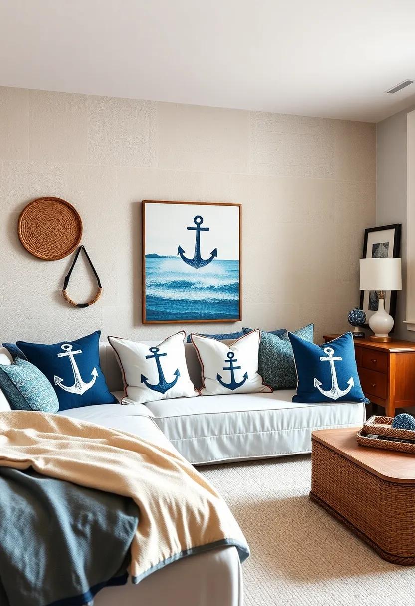 Nautical Notes: Escape to the seas with pillows featuring anchors and​ sailboats, crafting‌ a maritime vibe ​that evokes​ tranquility⁣ and ⁣adventure simultaneously